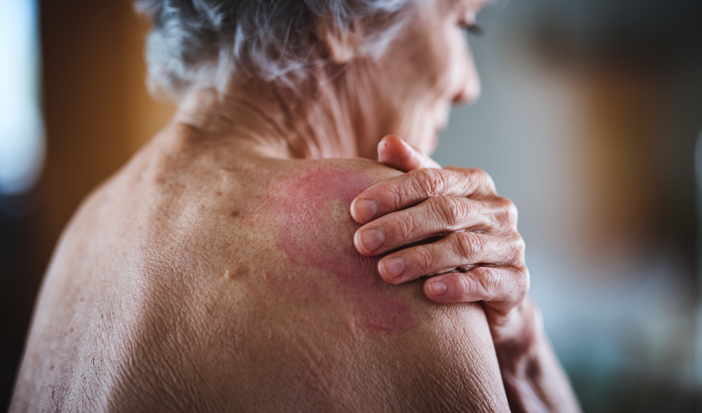 personne-agee-main-epaule-rougeur