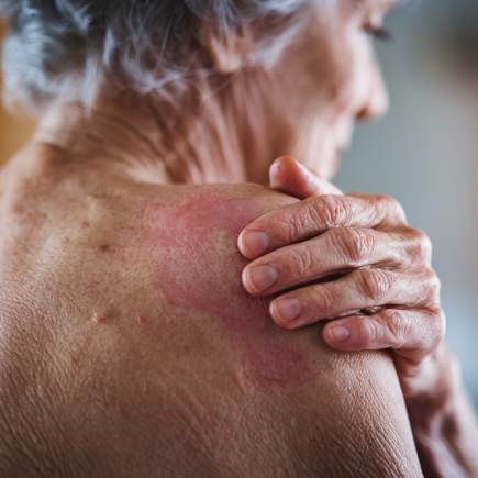 personne-agee-main-epaule-rougeur