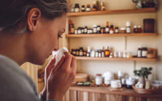 personne-mouchoir-remedes-naturels-etageres