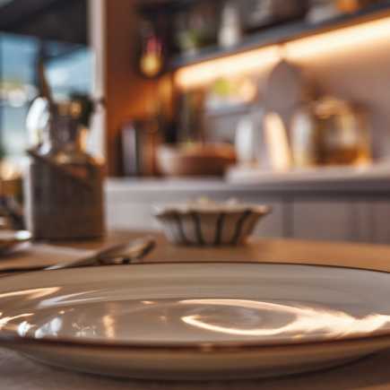 assiette-vide-table-bois-cuisine