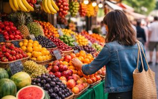 etalage-fruits-frais-marche-personne