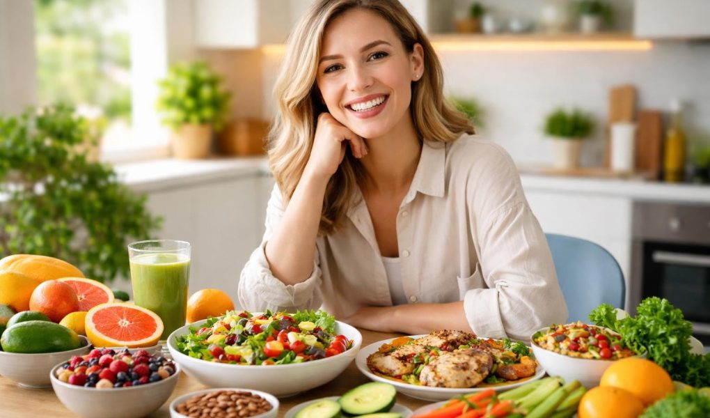 personne-table-aliments-sains-cuisine-moderne