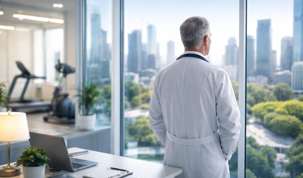 medecin-vue-urbaine-bureau-elegant
