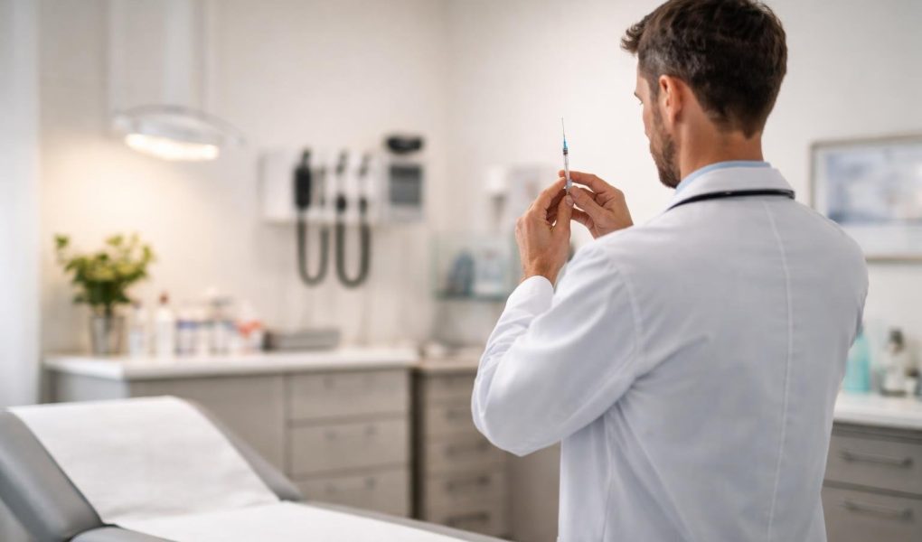 salle-medicale-medecin-seringue-equipement