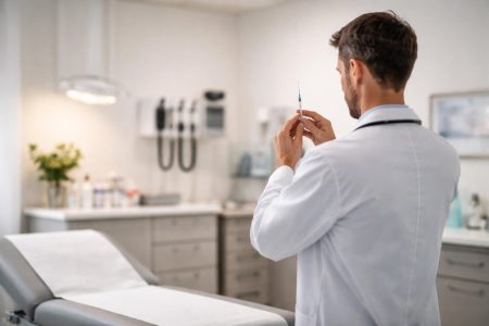 salle-medicale-medecin-seringue-equipement