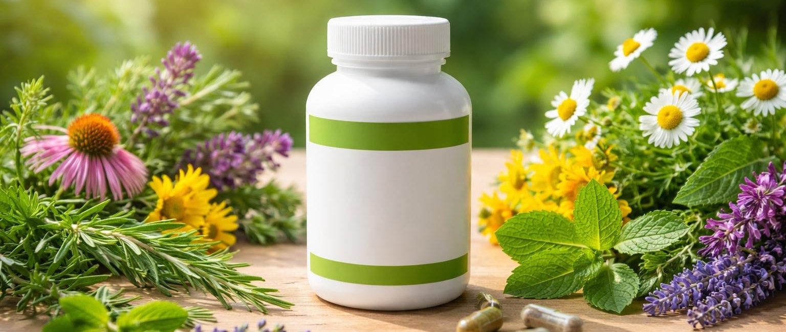 flacon-complement-plantes-herbes-table