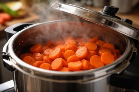 carottes-tranches-cocotte-inox-vapeur