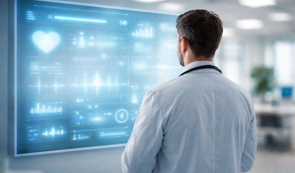 medecin-blouse-tableau-donnees-modernes