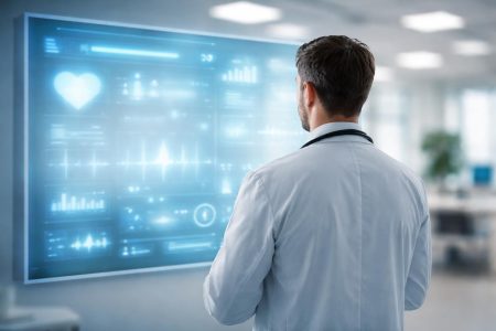 medecin-blouse-tableau-donnees-modernes