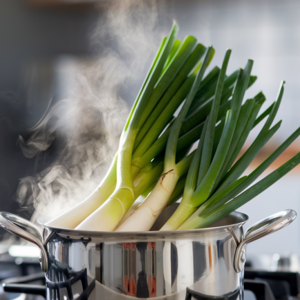 poireaux-casserole-acier-inoxidable-vapeur