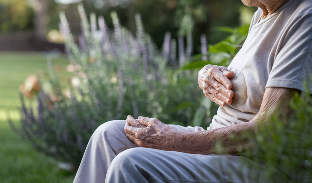 personne-agee-jardin-cataplasme-plantes