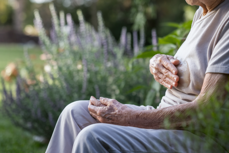 personne-agee-jardin-cataplasme-plantes